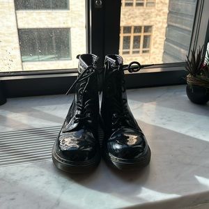 Dr Martens boots with zipper